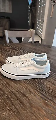 Vans Women's Low-top Sneakers Size 8.5 Delicate Blue/white • £24.11