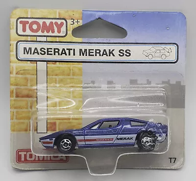 TOMY Tomica Maserati Merak SS T7 - Blue - 1:62 Diecast NEW IN SEALED PACKAGE • $69.99