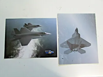 Pair Military Fighter Jet F22 Raptor USAF Poster Art Print Pictures 8.5  X 11  • $23.09