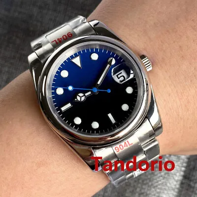 Bliger Polished 36mm/39mm Blue Sapphire Glass MIYOTA 8215 Automatic Men Watch • $69