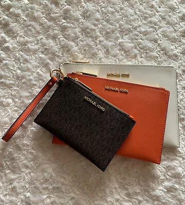 NWT Michael Kors Jet Set Travel Wristlet Trio  • $86