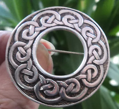 £78.99 • Buy Attractive Silver Scottish Iona Celtic Brooch - John Hart H/m 1959 & 61 Glasgow