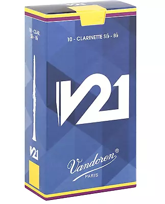 Vandoren V21 Bb Clarinet Reeds - 10 Per Box • $50.95