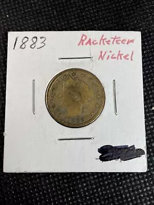 US 1883 Liberty Head V Nickel - Racketeer Nickel - Gold Plated • $20