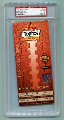 $79.95 • Buy 2004 Fiesta Bowl Full Ticket Ohio State Buckeyes V Kansas State PSA *6936