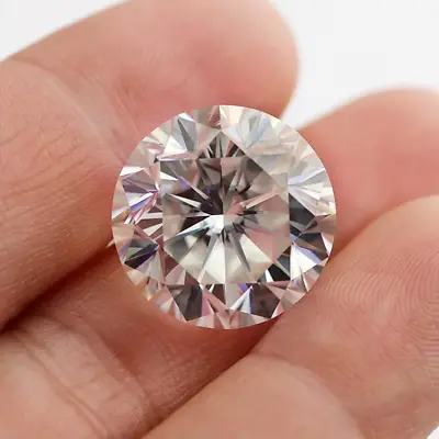 GRA Certified 1.75 Ct 8 Mm Round Cut D Color Flawless Moissanite Loose Stone • $25.20