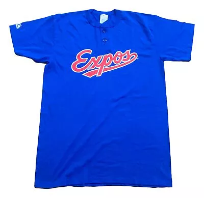 Montreal Expos Blue Baseball Shirt • $29.99