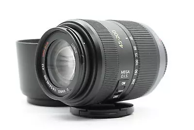 Panasonic Lumix G 45-200mm F4-5.6 Vario Mega OIS Lens MFT H-FS045200 #323 • $114.45