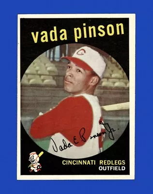 1959 Topps Set-Break #448 Vada Pinson EX-EXMINT *GMCARDS* • $0.79