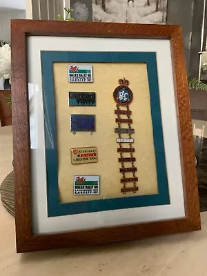 Lomard RAC Rally Wales Rally Framed Set Of Collectors Badges • £20