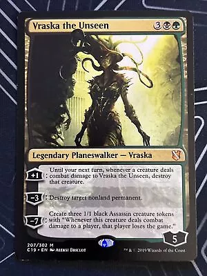 1x Vraska The Unseen (207) Commander 2019 LP MTG Magic The Gathering X1 MKE • $1.97