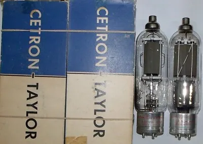 SETRON 805 Vacuum Tubes Set 2 Original Box USED JP • $229.99