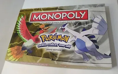 Monopoly Pokemon Johto Edition Board Game Complete 2016 Hasbro INCOMPLETE • $12.99