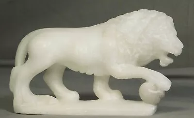 Antique Vintage Carved Alabaster  Stone Lion Florence Medici Grand Tour Statue • $79