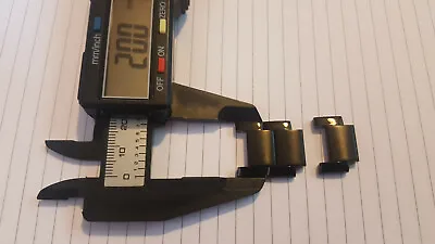 £18.98 • Buy Ac12 ARMANI EMPORIO  20mm LINKS Black Straps Bracelets No Pins