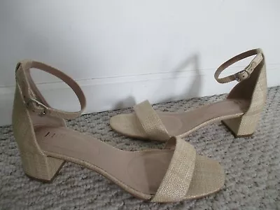 J Jill Block Heel Rattan Sandal Size 10 NEW • $44.99