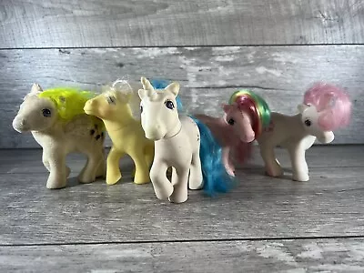 Vintage Hasbro G1 1980s My Little Pony MLP Lot Of 5 Ponies Pre-Owned AS IS (READ • $32.99