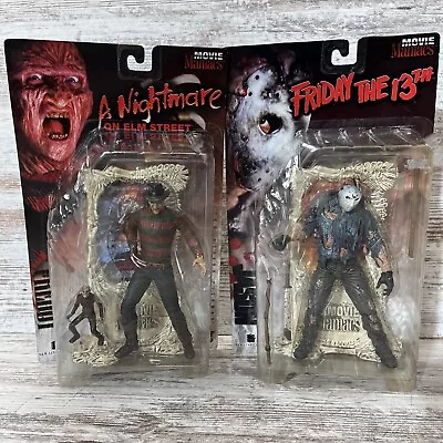 McFarlane Toys: Movie Maniacs Series 1 - Friday The 13th Jason & Freddy K.(1998) • $92