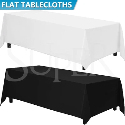 $14.39 • Buy Rectangle Tablecloth Polyester Table Cloth Cover Decorative Dining Parties Event