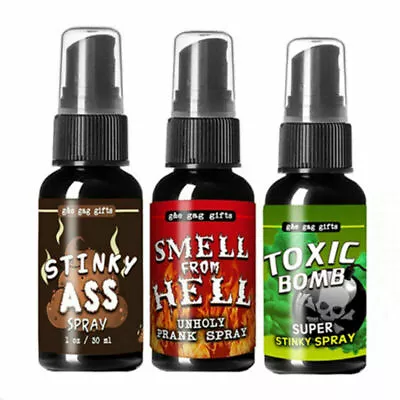 Liquid Fart Spray Can Stink Bomb Ass-Smelly Stinky Gas Crap Gag Prank Toy Joke • $13.99