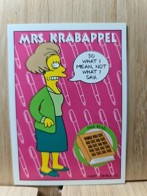 £2.60 • Buy THE SIMPSONS 🏆1993 Skybox #S12 MRS KRABAPPEL Trading Card🏆FREE POST