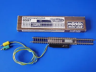 MARKLIN Z - 8597 - Uncoupling Track Section - Mini-club / BOX - LN • $14.95