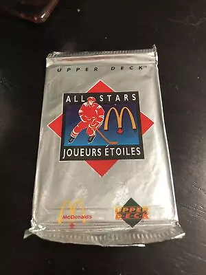 1992-93 Upper Deck McDonalds NHL Hockey All Stars Wax Pack Factory Sealed • $0.72