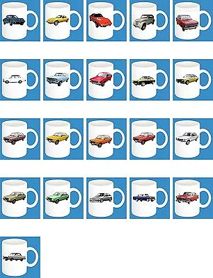 300ml Ceramic Mug With Motif: Opel Car Models Coffee Cup Car Part 2 Of 3 • £12.92