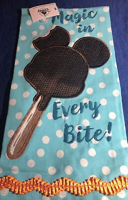 Disney Parks Mickey Mouse Ice Cream Bar Kitchen Dish Towel • $14.95