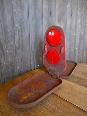 Vintage Roadside Flare Reflector Auto Truck Industrial Garage Man Cave Mechanic • $22