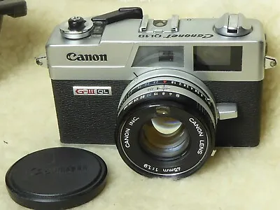 CANON CANONET QL19 G-III RANGEFINDER FILM CAMERA Stunning Condition Tested • £259.99