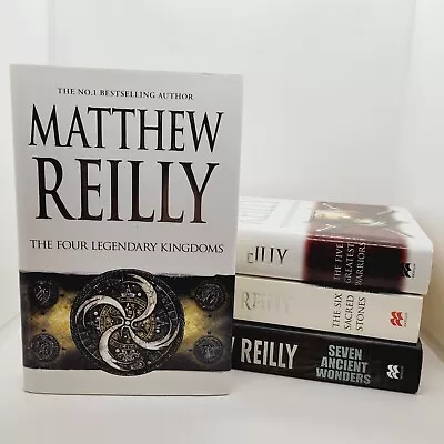 4x Bundle By Matthew Reilly Four Five Six & Seven Large Hardcover / Paperback • $34.95