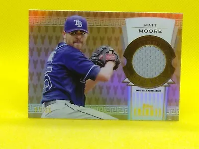 Matt Moore 2014 Topps Tribute Titans GAME-USED JERSEY #TTR-MMO Tampa Bay *27/35* • $20