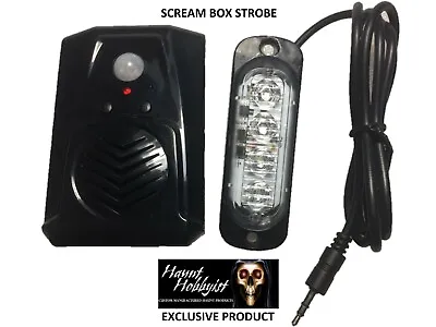 Scream Box Strobe Programmable Speaker Green Light Security Alarm Motion PIR   • $38.74