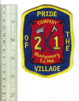 Montgomery County MD Maryland Fire Dept. Company 21 Patch - Nice! • $14.99