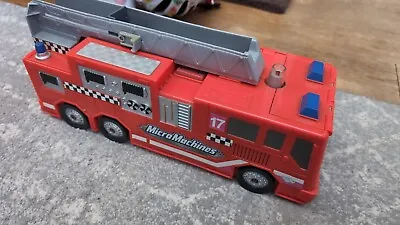 Vintage Micro Machines Fire Engine Playset & Cars Tank Included  • £30