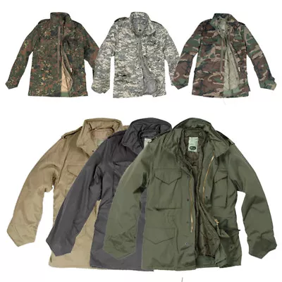 £70.95 • Buy Classic M65 Army Combat Field Mens Jacket Us M-65 Coat Parka + Liner S-5xl
