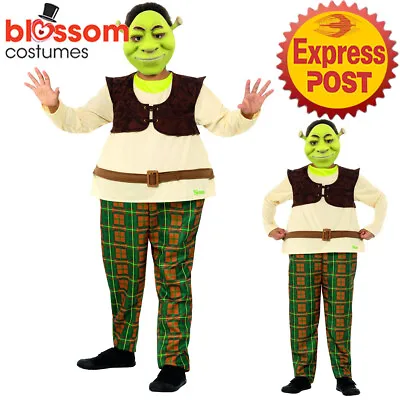 £27.26 • Buy CK1837 Deluxe Boys Child Shrek Licensed Fancy Fairytale Ogre Costume Book Week