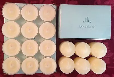 PartyLite VANILLA Tealight & Votive Candles New LOT 18 Sweet Original Retired • $14.50