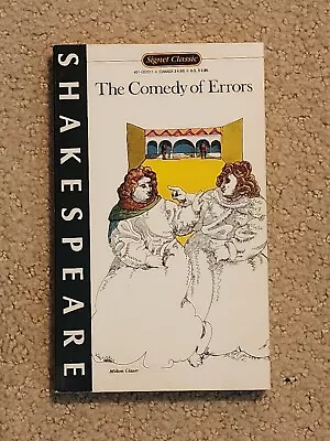 William Shakespeare - The Comedy Of Errors -  Milton Glaser - Vintage Paperback • $8.99