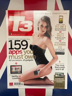 T3 Magazine April 2012 159 Apps You Must Own HTC One XI Issue 201 - Rare! • £10