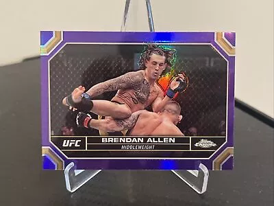 2024 Topps Chrome UFC #32 BRENDAN ALLEN Purple Refractor! Hobby Exclusive! 1:4 • $0.99