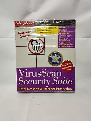 McAfee 1997 VirusScan Security Suite • $99