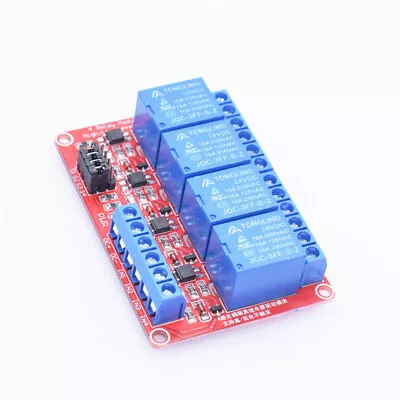 4 Channel 5V 12V 24V Relay Module With Optocoupler High And Low Level Trigger • $3.15