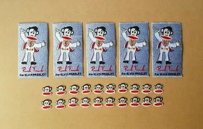 25x Paul Frank Patch Julius The Monkey Patches Paul Frank For Elvis Presley • $13.04