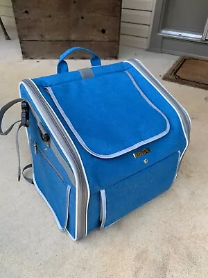 NWT Babeyer Pet Animal Carrier Bike Basket Backpack Blue • $35