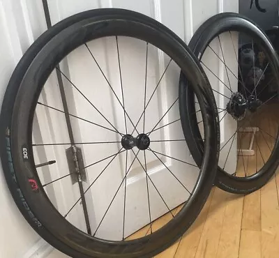 ZIPP 303 Firecrest Wheelset 200km Schwalbe Pro One Clinchers & 11 Sp Deore Cass • £650