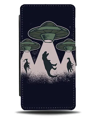 Dinosaurs Abducted By Aliens Phone Cover Case UFO Spaceship Light Beam J257  • £19.99