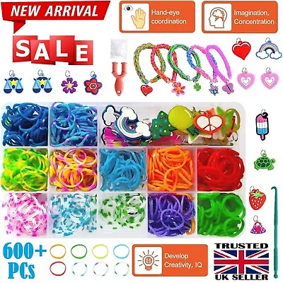 £4.99 • Buy Toy Gifts For 5 6 7 8 9 10 Year Old Girls, Girls Rubber Bands Craft Kit UK