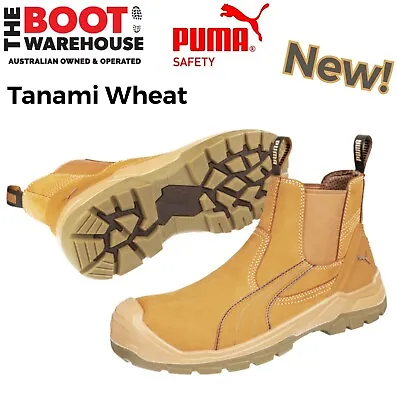 $155.95 • Buy Puma Work Boots 630267 Tanami Wheat, Composite Safety, Elastic Sided, PRE ORDER